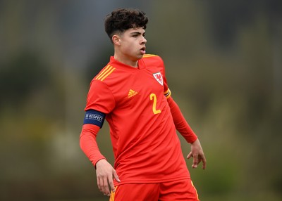 290321 - Wales U18 v England U18 - Under 18 International Match - Keelan Williams of Wales