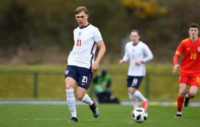 290321 - Wales U18 v England U18 - Under 18 International Match - Callum Doyle of England