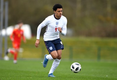 290321 - Wales U18 v England U18 - Under 18 International Match - CJ Egan-Riley of England