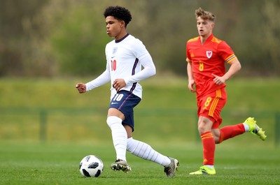 290321 - Wales U18 v England U18 - Under 18 International Match - Shola Shoretire of England