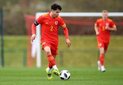 290321 - Wales U18 v England U18 - Under 18 International Match - Keelan Williams of Wales