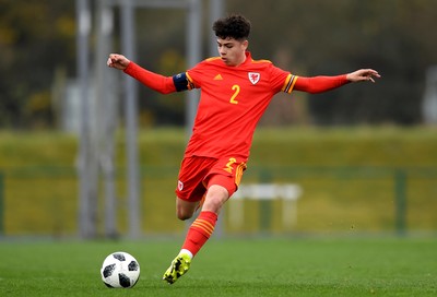 290321 - Wales U18 v England U18 - Under 18 International Match - Keelan Williams of Wales