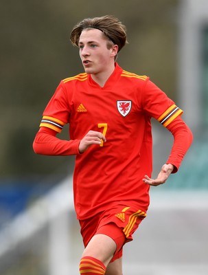 290321 - Wales U18 v England U18 - Under 18 International Match - Charlie Savage of Wales