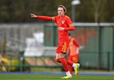 290321 - Wales U18 v England U18 - Under 18 International Match - Charlie Savage of Wales