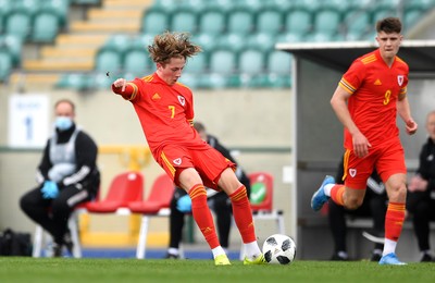 290321 - Wales U18 v England U18 - Under 18 International Match - Charlie Savage of Wales