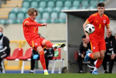 290321 - Wales U18 v England U18 - Under 18 International Match - Charlie Savage of Wales