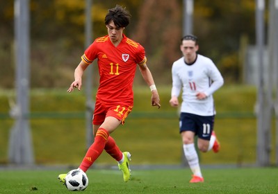 290321 - Wales U18 v England U18 - Under 18 International Match - Chris Popov of Wales