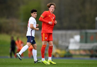 290321 - Wales U18 v England U18 - Under 18 International Match - Charlie Savage of Wales