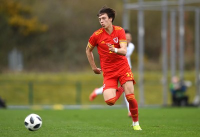 290321 - Wales U18 v England U18 - Under 18 International Match - Chris Popov of Wales