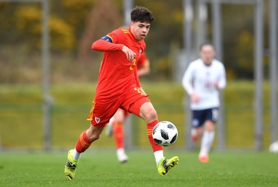 290321 - Wales U18 v England U18 - Under 18 International Match - Keelan Williams of Wales