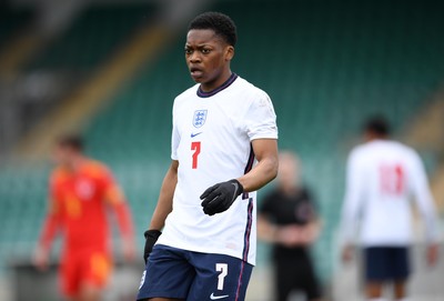 290321 - Wales U18 v England U18 - Under 18 International Match - Karamoko Dembele of England