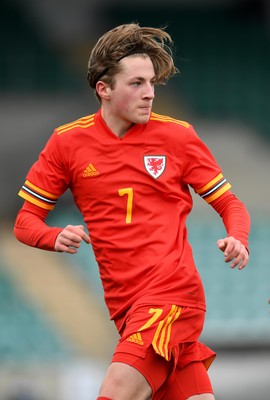 290321 - Wales U18 v England U18 - Under 18 International Match - Charlie Savage of Wales