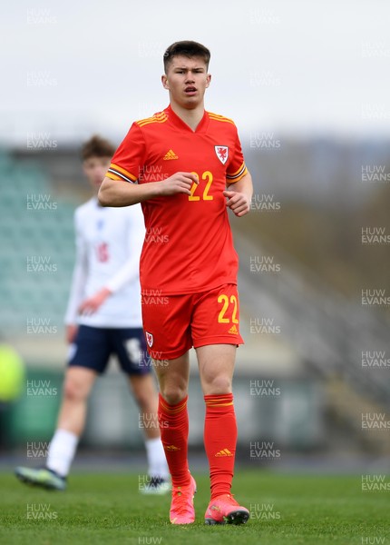 290321 - Wales U18 v England U18 - Under 18 International Match - Cameron Congreve of Wales