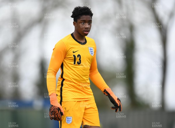 290321 - Wales U18 v England U18 - Under 18 International Match - Tobi Oluwayemi of England