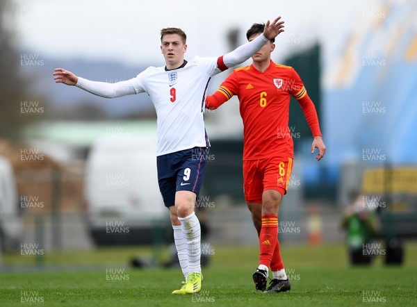 290321 - Wales U18 v England U18 - Under 18 International Match - Liam Delap of England