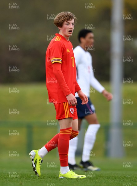 290321 - Wales U18 v England U18 - Under 18 International Match - Charlie Savage of Wales