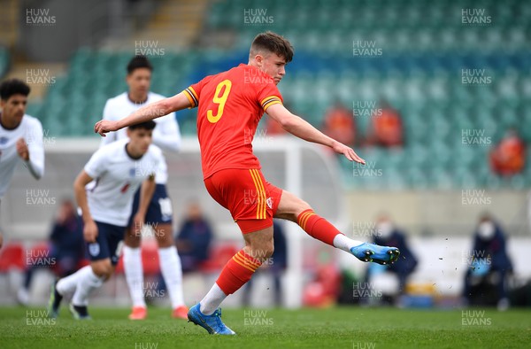 290321 - Wales U18 v England U18 - Under 18 International Match - Ryan Viggars of Wales