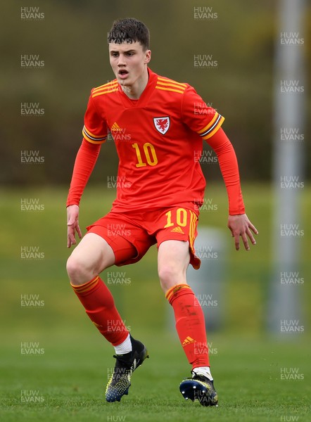 290321 - Wales U18 v England U18 - Under 18 International Match - Joel Cotterill of Wales