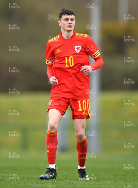 290321 - Wales U18 v England U18 - Under 18 International Match - Joel Cotterill of Wales