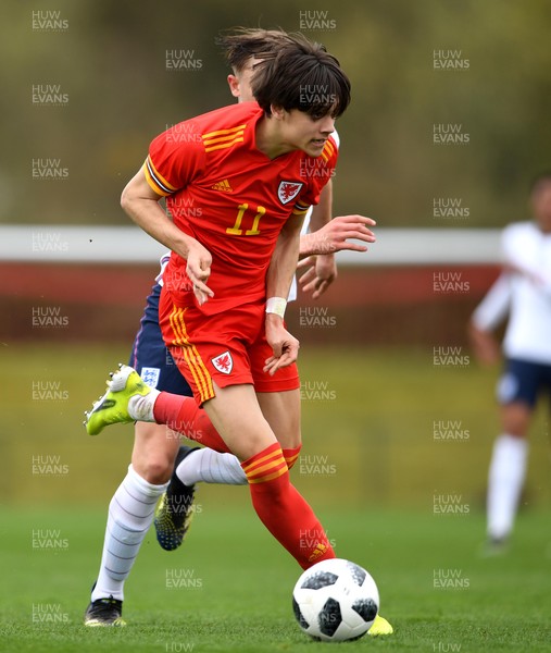 290321 - Wales U18 v England U18 - Under 18 International Match - Chris Popov of Wales