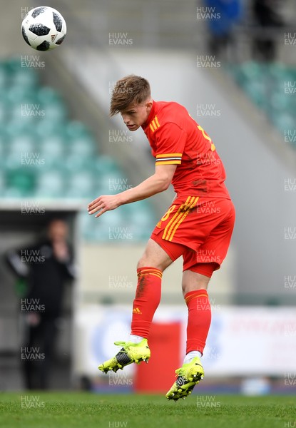 290321 - Wales U18 v England U18 - Under 18 International Match - Oli Ewing of Wales