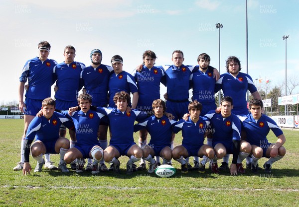 01.04.08 - Wales v France - Under 18 Six Nations 2008 - The French team 