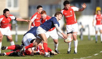 06.03.11 - Wales Under 18 v France Under 18 - Mathieu Guillomot-Bonnefon of France. 