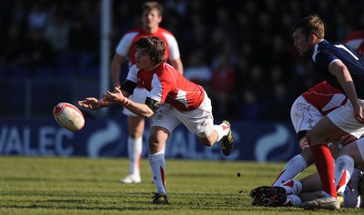 06.03.11 - Wales Under 18 v France Under 18 - Rhodri Williams of Wales. 