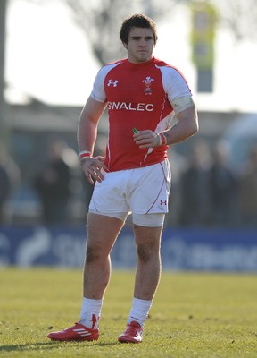 06.03.11 - Wales Under 18 v France Under 18 - Thomas Pascoe of Wales. 