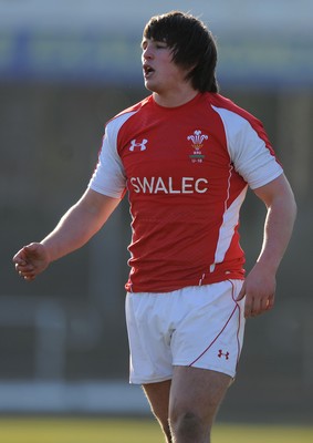 06.03.11 - Wales Under 18 v France Under 18 - Bradley Thyer of Wales. 
