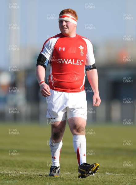 06.03.11 - Wales Under 18 v France Under 18 - Daniel Suter of Wales. 