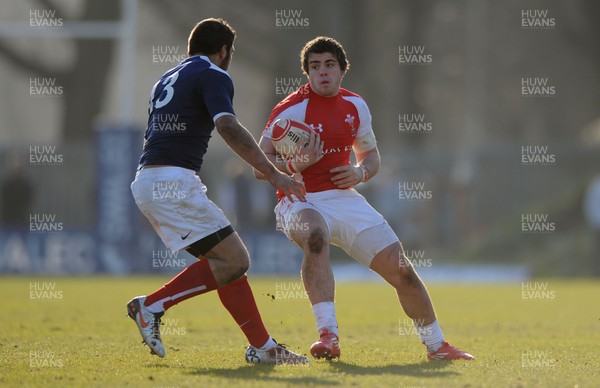 06.03.11 - Wales Under 18 v France Under 18 - Thomas Pascoe of Wales. 