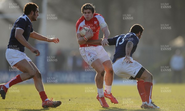 06.03.11 - Wales Under 18 v France Under 18 - Thomas Pascoe of Wales. 