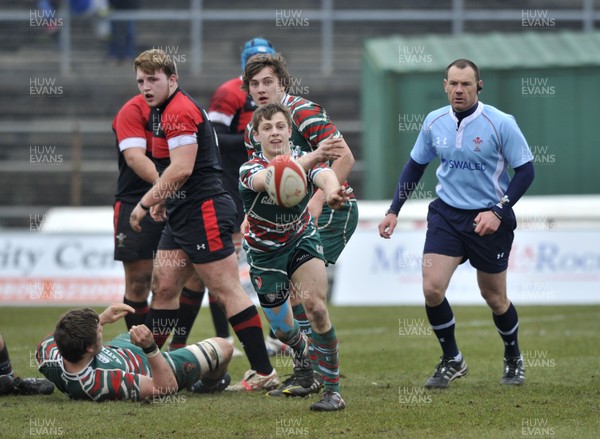 120213 - Wales U18 v Leicester Tigers Academy -   George Tresidder of Leicester Academy