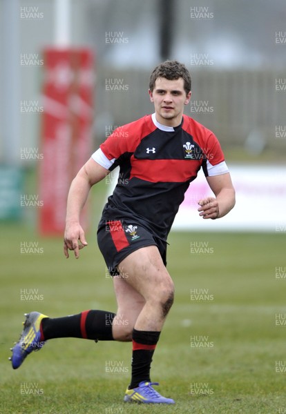 120213 - Wales U18 v Leicester Tigers Academy -   Joe Thomas of Wales