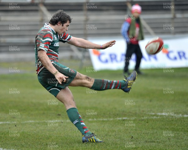 120213 - Wales U18 v Leicester Tigers Academy -   Oliver Bryant  of Leicester Academy