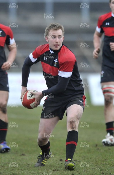 120213 - Wales U18 v Leicester Tigers Academy -   Luke Price of Wales 