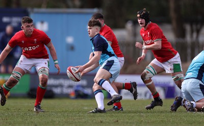 190323 - Wales U18s v Scotland U18s - Friendly - Hector Patterson of Scotland 