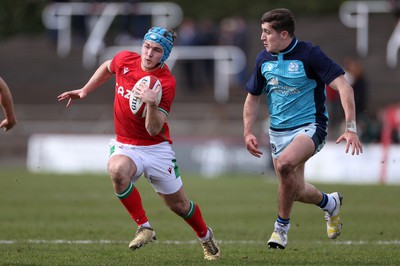 190323 - Wales U18s v Scotland U18s - Friendly - Ioan Duggan of Wales 