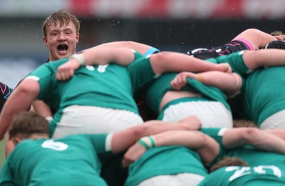 290326 - Wales U19 v Ireland U19 - Noah Williams of Wales