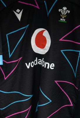 290326 - Wales U19 v Ireland U19 - U19 jersey hangs in the changing room