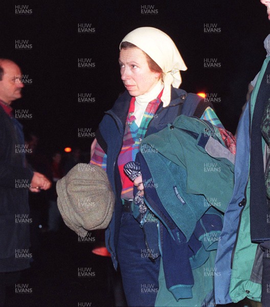 050196 - Wales Schools v Scotland Schools (Under 19s) - Princess Anne arrives to watch her son Peter Phillips play