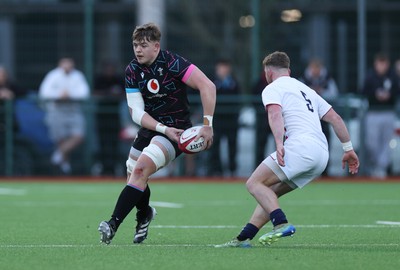 191225 - Wales U19s v England U19s - International Friendly - Cerrig Smith of Wales 