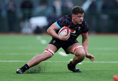 191225 - Wales U19s v England U19s - International Friendly - Sam Morgan of Wales 