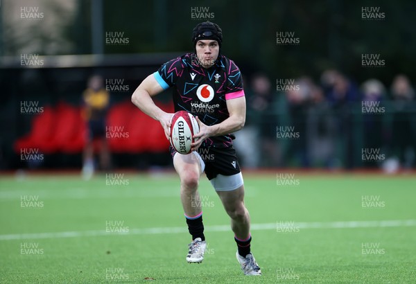 191225 - Wales U19s v England U19s - International Friendly - Rhys Cummings of Wales 