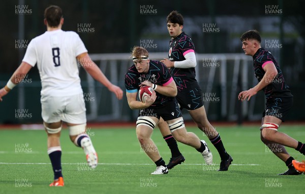191225 - Wales U19s v England U19s - International Friendly - Alex Ridgway of Wales 
