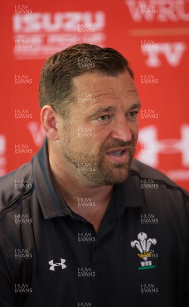 230518 - Wales U20 Media Conference - U20's coach Chris Horsman during media conference ahead of the World Rugby U20 Championship