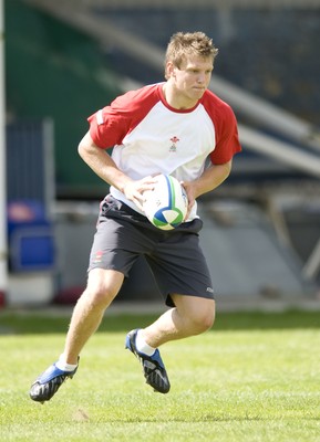 04.06.08 - Wales Under 20 Rugby Training - Dan Biggar in action during training. 