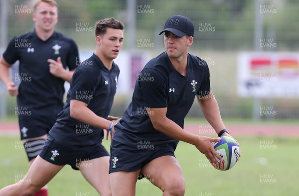 060618 - Wales U20 Training Session - Tiaan Thomas-Wheeler during a training session ahead of the match against Japan