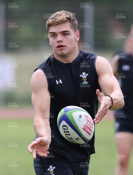 060618 - Wales U20 Training Session - Corey Baldwin during a training session ahead of the match against Japan